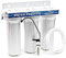 Naturewater NW-PR303 3 Stufen Wasserfilter, 5 µ, Ø60 mm PP Kartusche, Filter Wandhalterung, Filterschlüssel, Sedimentfilter Aktivkohleblock Aktivkohlegranulat, 2,5 m Schlauch