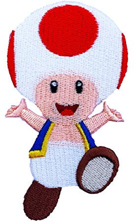 Sattie Super Mario Brothers Aufn√§her - Multicolored, 9 x 5 cm, Cartoon, 1 St√ľck