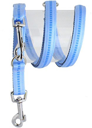 Koch G4432508 Nylon-Leine 4fach verstellbar gepolstert, L, hellblau