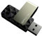 Silicon Power Blaze B30 - Memoria USB 3.0 (128 GB, giratoria), Color Negro
