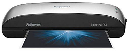 Fellowes Spectra Laminiergerät A4, zum Heißlaminieren von 80 bis 125 Mikron, kein Stau, automatische Abschaltung, Basteln, 30 cm/min, 5737801