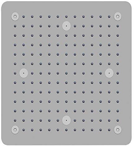 Soffione Doccia a Soffitto Installazione Da Incasso Acciaio Inox Quadro