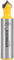 YONICO Router Bits Groove Point Cutting Roundover 5/32-Inch Radius 1/2-Inch Shank 13072