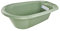 Rotho Babydesign Bella Bambina Badewanne - Stilvolle Weiße Babybadewanne für Kinder - Geräumige und Praktische Duschbadewanne für Sicheres und Bequemes Baden