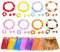 40PCS Gonna Hawaiana Set con 8 Gonna di Erba Elastico Gonna Hawaiana,8 Ghirlanda Hawaiana Collana fiori,8 bracciali,16 Fasce, Costume hawaiano Hula Gonna per ragazze Donne Summer Decorations (40Pcs)