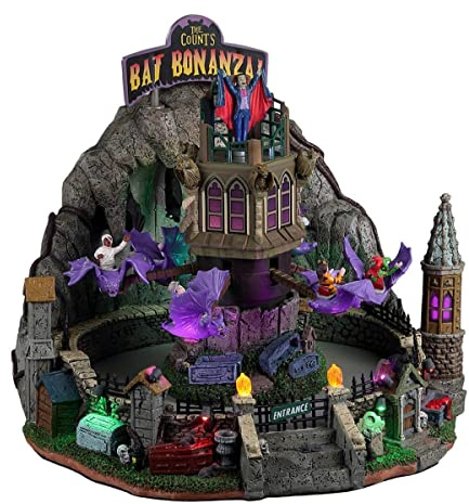 Lemax 24933-UK Spooky Town Sights & Sounds: The Count's Bat Bonanza