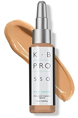K.B Pro Microblading PMU Lip Pigments, Long Lasting Results, Harmonious Fade, True to Colour Heal, Varying Titanium Levels Create Light to Full Coverage, San Souci- Mixers & Neutrals, 12 ml