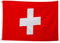150x90cm Bandera Suiza, Bandera Suizo con 2 Ojales de Metal, Bandera Nacional Suiza de Color Brillante, Decorada en Eventos Deportivos, Fiestas, Desfiles