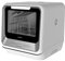 PremierTech Mini Lavastoviglie Portatile, Da Campeggio, Barca, Casa Vacanze, Hotel, Bed & Breakfast, 6 programmi, Compatta, Minimo Ingombro, Da Tavolo Appoggio, Lavaggio Frutta Biberon, Silver, PTLS2S