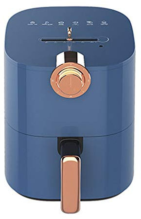 Air Fryer 4.5L Air Fryer Four avec 6 fonctions préréglées Protection de mise hors tension automatique Panier antiadhésif 1300W Bleu