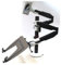 EGNIAN 10-15,6 Laptop + 10quot; -27quot; Supporto for Monitor Supporto da Tavolo for Laptop a Doppio Braccio Supporto for Laptop da scrivania for Notebook (Color : AOC-LP1202-LP20)