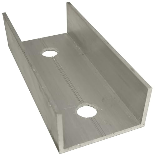 10x doitBau Längsverbinder für PV Montageschiene Photovoltaik Verbindung Solarmodul Verbinder Montage Schienenelement Solar Aluminiumprofil Schienenverbinder Befestigung Photovoltaik Solarpanel