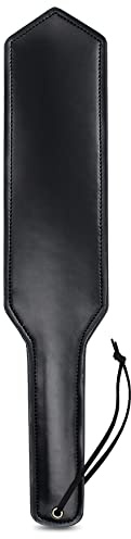 PASTOS Faux Leather Short Adult Paddle 12 Riding Whip Horse Training Paddle Whip for Adults Play Flogger