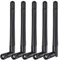GTIWUNG 5 Piezas 2.4GHz 5GHz Dual Band WiFi RP-SMA Antena, Antena WiFi Doble Banda RP-SMA Macho para Enrutador WiFi Inalámbrico Adaptador Tarjeta de Red