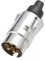 Feuunly Spina per Rimorchio 7 Poli Alluminio, 12V Impermeabile Connettori Rimorchio 7 Poli Metallo, per ​Trattore Rimorchio RV Barca Caravan Camion