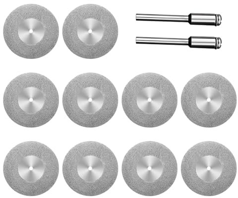 10 Stück Trennscheiben für Drehwerkzeug, Scheibe, Bohrmaschine und Dorn für Glas, Fliesen, Metall