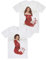 Mariah Carey Offizielles Christmas Time Tour Merch 30th Anniversary T-Shirt, Weiss/opulenter Garten, L