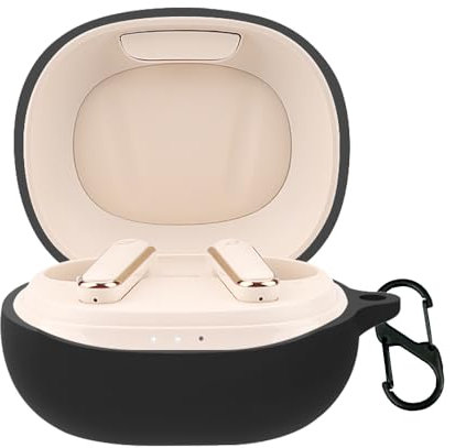 Silikon Hülle für Soundcore Life P3 Bluetooth Kopfhörer, Schutzhülle Case Cover für Anker Soundcore Life P3 (Black)