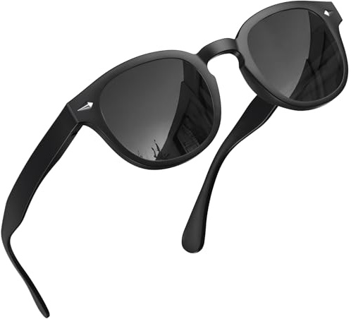 grinderPUNCH Retro Sonnenbrille Damen & Herren – Polarisierte Vintage Brille für stilvolle Looks mit UV400 Schutz