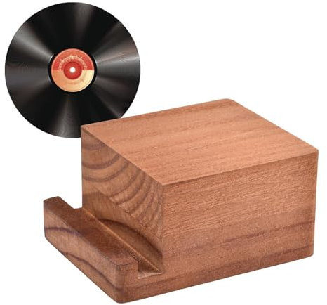 Album Schallplatten-Display, Schallplattenregalhalter, Holzregal, minimalistisches Design, vielseitige Funktionalität, 11,4 x 8,6 x 5,8 cm, für Schallplatten, Albumcover, Fotos, Karten