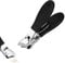 Wide Mouth Nail Clippers, Splash-Proof Angled Head Heavy Duty Large Cutter Jaw Fingernail Pliers Thick Toe Toenail Ingrown Nails Trimmer Pedicure Manicure Tool for Seniors Men Women (Black)