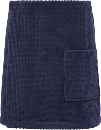 Erwin Müller Kilt Schwanau Jacquard-Velours Marine Größe 50x150