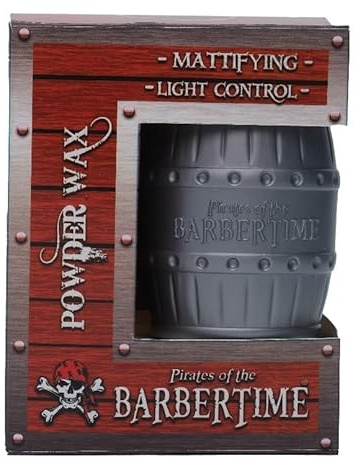 BARBERTIME Haarstyling-Puderwachs 20 g | Volume Powder mit Light Control | Extra Volumen & mattes Finish | Re-Style-Effekt, kein Verkleben & rückstandslos | Für feines & kurzes Haar