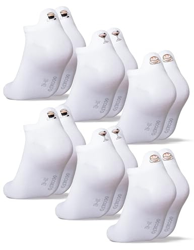 Occulto Damen & Herren Sneaker Socken 3er Pack, 6er Pack (Modell: Luca)