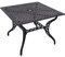 Lesli Living Tisch Kaffeetisch Gartentisch Trafalgar Square Guss-Aluminium British Design viereckig 100x100 cm