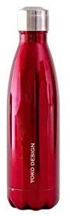 Yoko Design - BOUTEILLE ISOTHERME BRILLANT 500 ML ROUGE