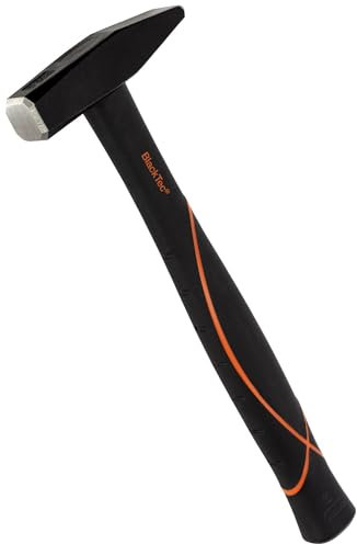 PICARD Schlosserhammer BlackTec FS Nr. 327 1000g | Ergonomischer 3-Komponenten-Stiel | Schwingungsarm | Spezialstahl | DIN 1041 | Profi-Qualität für Schlosser und Klempner | Made in Germany seit 1857