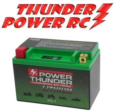Batterie au lithium power Thunder Lithium hjtx9-fp-i pour Honda VT C Shadow/CD Shadow (pC21) 600 1990 – 2003 12 V (équivalent Yuasa YTX9-BS – Ytr9-bs) code : ptl-7