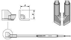Entlötspitze für HT420-A