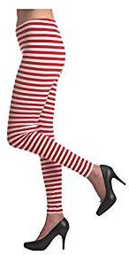 Orlob NEU Leggings rot-weiß Geringelt, Gr. L-XL