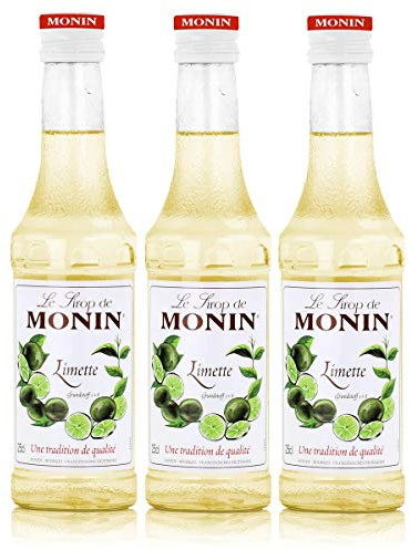 Monin Sirup Limette, 0,25L 3er Pack
