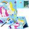 Universal Case for 9-10.5 Inch Tablet, Newshine PU Leather Stand Folio Case for New iPad 9.7 2017/2018, Galaxy Tab S2/S3 9.7, Amazon Kindle Fire HD 10 and Other 9.7 10.1 10.5 Models - Rainbow Unicorn