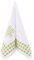 APARTina Tissue Serviette 100 Stück Servietten grün weiß kariert 33x33 cm Tissue - Landhaus Design, Hüttengaudi, Tisch Deko 3-lagige Papierservietten Kleeblatt (Grün)