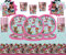 L.ol Surprise Party Pack Stoviglie per Bambini 98 Pezzi LOL Articoli per Feste per 32 Piatti LOL Tazze Tovaglioli Tovaglia