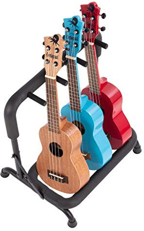 Octopus ukulele steht für 3 x Sopran- oder Konzert-Ukulelen
