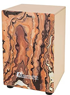DIMAVERY CJ-610 Cajon, swirl | Cajon mit Birken-Schlagfläche