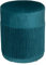Atmosphera - Sitzhocker Nofy - Samt - blaugrün H. 38 cm - Blaugrün