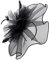 Fascinator Hut Damen Haarsband Blume Haarschmuck Vintage Kopfschmuck Hochzeit Damenhut Elegant Haarreif Karneval Bankett Hut Party Headwear Partyhut