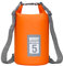 32nd Wasserdichter PVC-Rucksack mit verstellbaren Schultergurten, 5 l, Orange