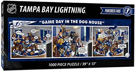 YouTheFan NHL Tampa Bay Lightning Game Day in The Dog House – 1000 Teile Puzzle