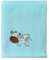 CREVENT Kuschelige, Flauschige, warme Fleecedecke für Mädchen und Jungen, Kleinkind, Kinderbett, Kinderbett, Kinderwagen, 75 x 100 cm, Blau