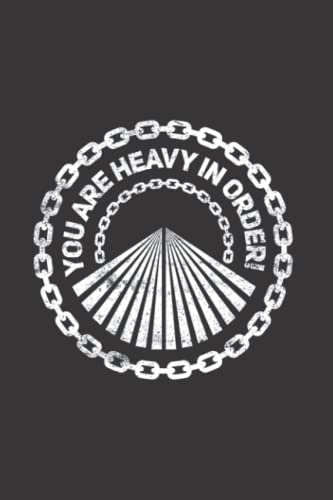 Denglisch: You are heavy in order!: Notizbuch / Notizheft für Denglish Sprüche A5 (6x9in) liniert mit Linien