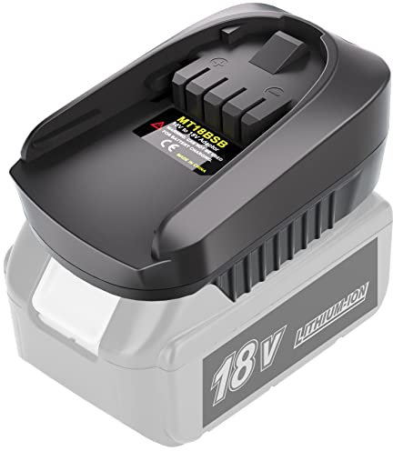 KUNLUN Adattatore Convertitore 18V per Bosch PBA Sistema Cordless Utensili - Compatibile con BL1850 Makita Batteria in Sostituzione per Bosch PBA