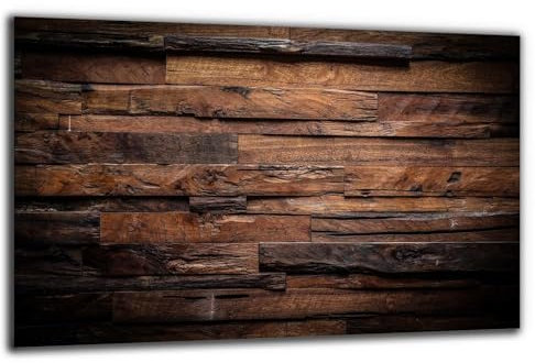 Herdabdeckplatte Abdeckung Ceranfeld Abdeckplatte Schneidebrett 1-Teilig 80x52 Bretter Braun Spritzschutz Glasplatte Ceranfeldabdeckung Schutz Kochplatten Herdschutz Sicherheitsglas Glasschneidebrett