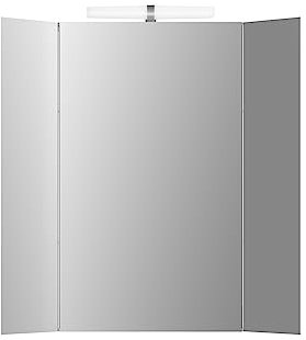 Jokey Spiegelschrank Yall mit LED Beleuchtung 44.6 cm breit. Badezimmer Spiegelschrank aus MDF. inkl. Steckdose | Weiss