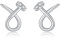 SLUYNZ 925 Sterling Silber CZ Ohrringe Ohrstecker für Frauen Damen kleine Pfosten Ohrstecker Ohrstecker Winzige Ohrstecker (A-Silver)